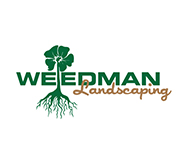 weedman lawn mowing and design logo