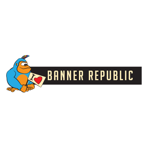 banner republic logo design